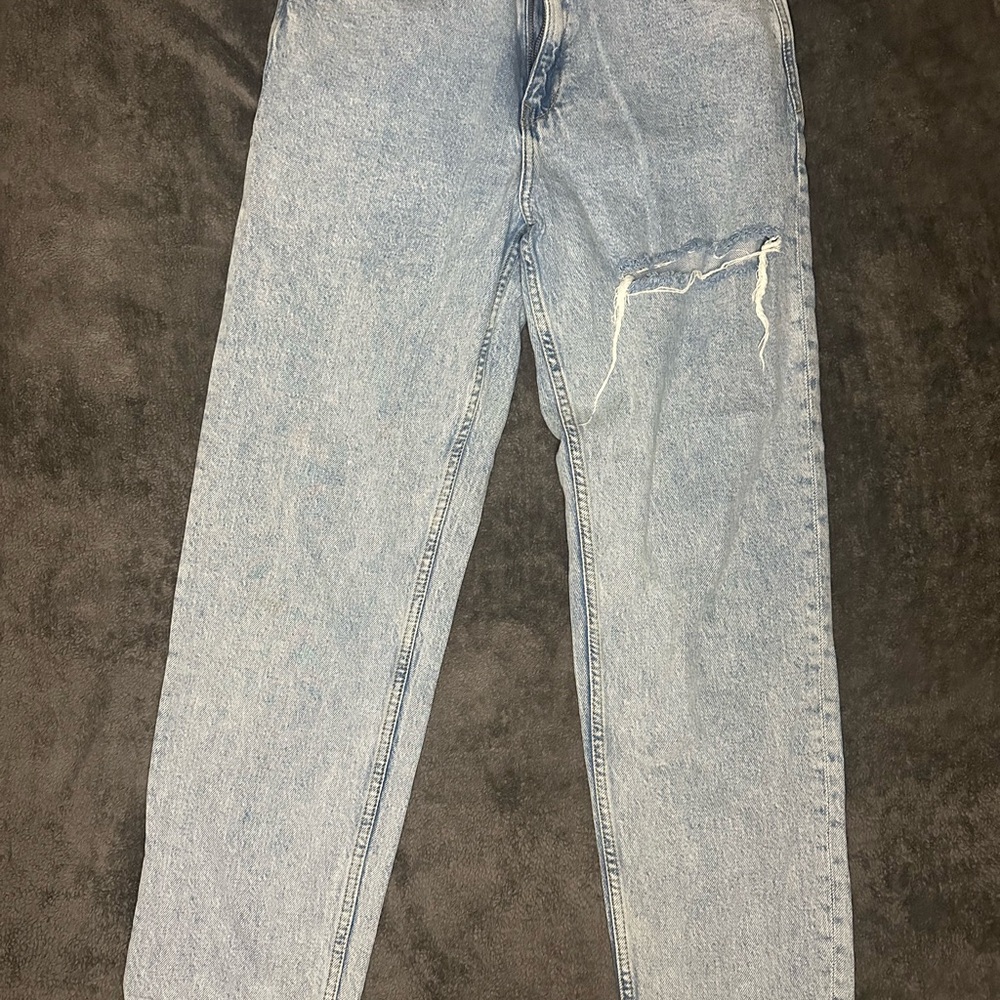 Zara Women's Light Blue Boyfriend Jeans